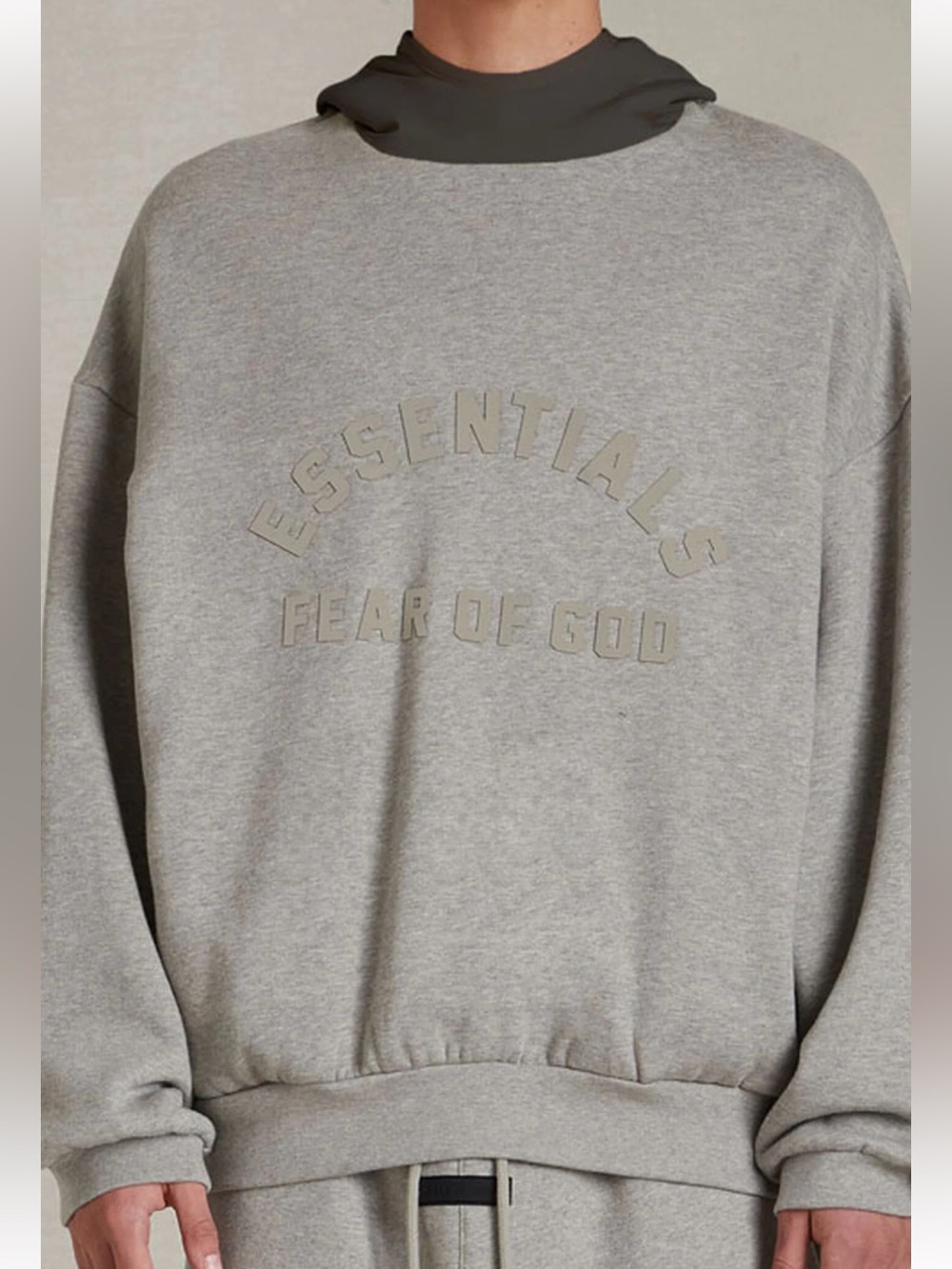 Fear of God Essentials Dark Oatmeal Hoodie SweatshirtBNWT